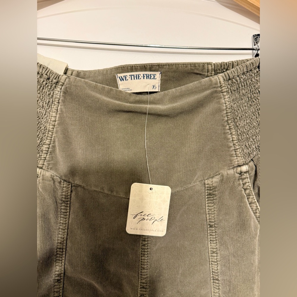 Free People Lunan Crop Harem Cord Jeans We The Free XS - Picture 5 of 11